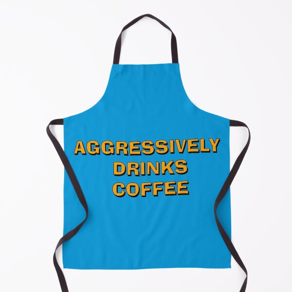 Item preview, Aggressively Drinks Coffee designed and sold by Boxing Kangaroo Retail Company.