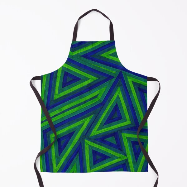 Item preview, Blue and Green Triangles designed and sold by elenamo101.