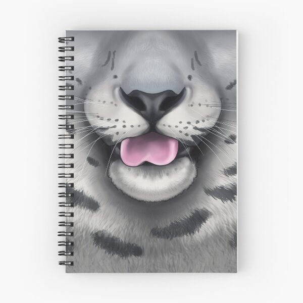 Item preview, Snow Leopard Face (with blep) designed and sold by SidianArts.