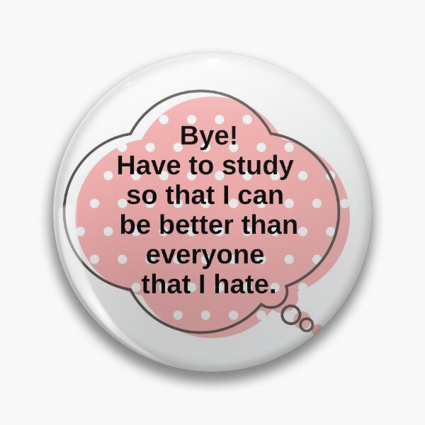 Item preview, Bye Have to Study - Pink Polka Dot  designed and sold by KarolinaPaz.