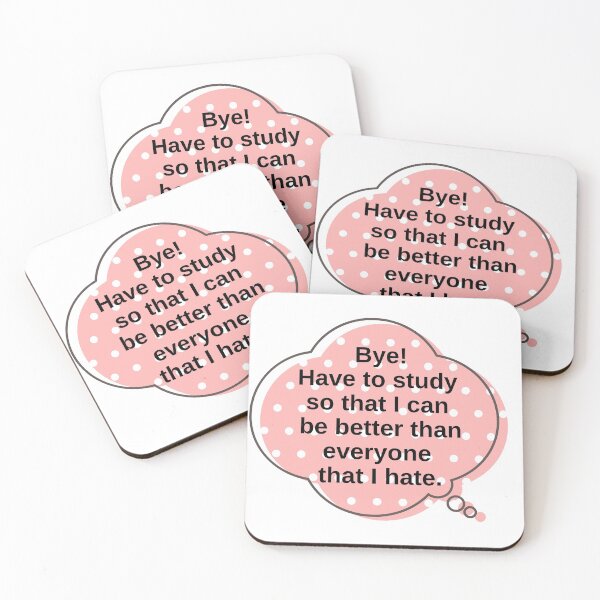 Item preview, Bye Have to Study - Pink Polka Dot  designed and sold by KarolinaPaz.