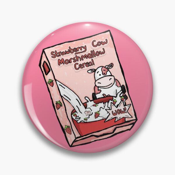 Item preview, Strawberry Cow Marshmallow Cereal designed and sold by RoserinArt.