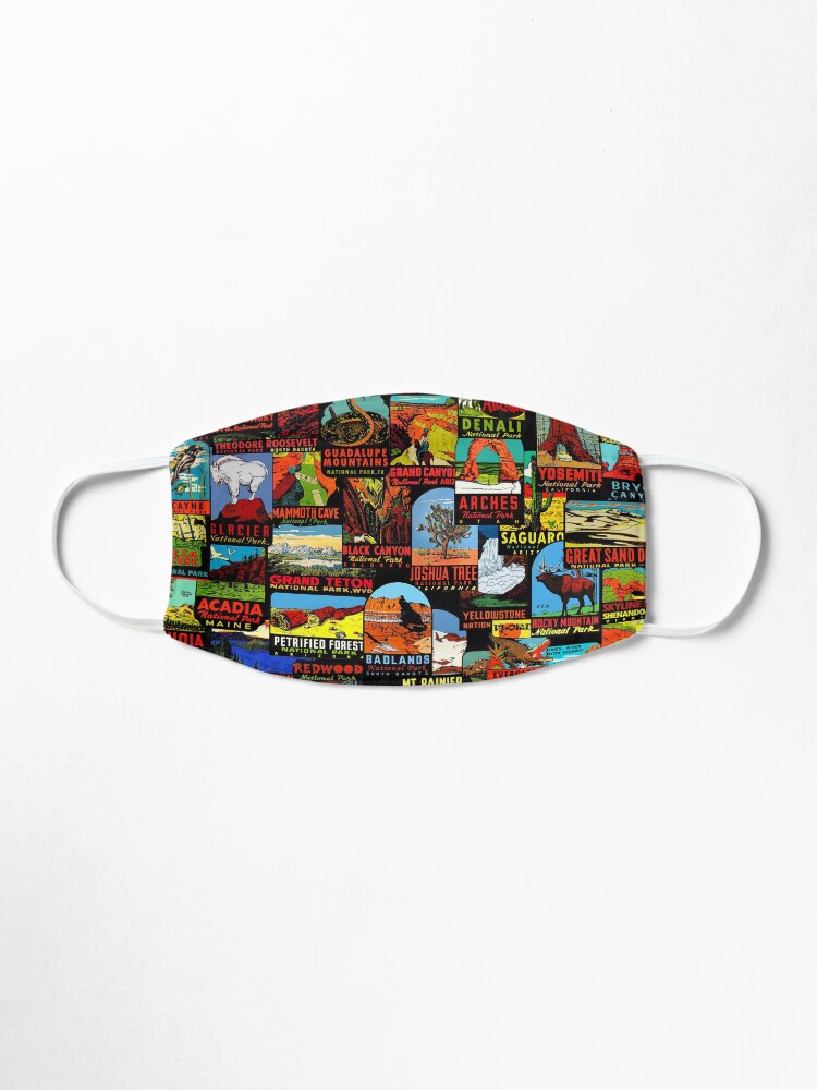 Alternate view of American National Parks Vintage Travel Decal Bomb Mask