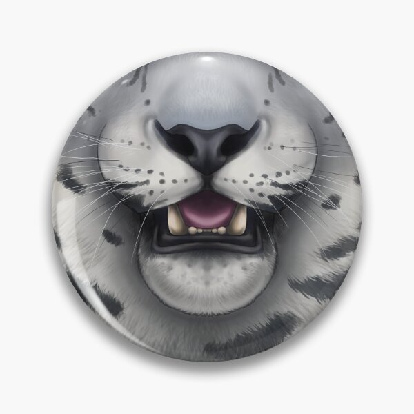 Item preview, Snow Leopard Face - No Blep designed and sold by SidianArts.
