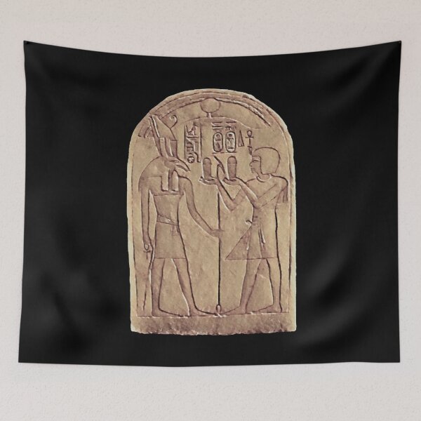 Item preview, Rameses I offering to Set stele. designed and sold by DotorEaon.