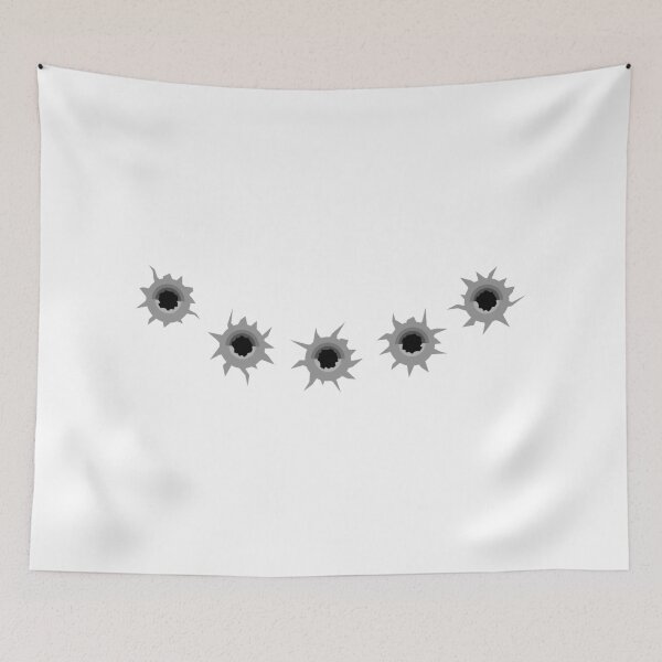 Item preview, Bullet Hole Smile designed and sold by lovesuperkarma.