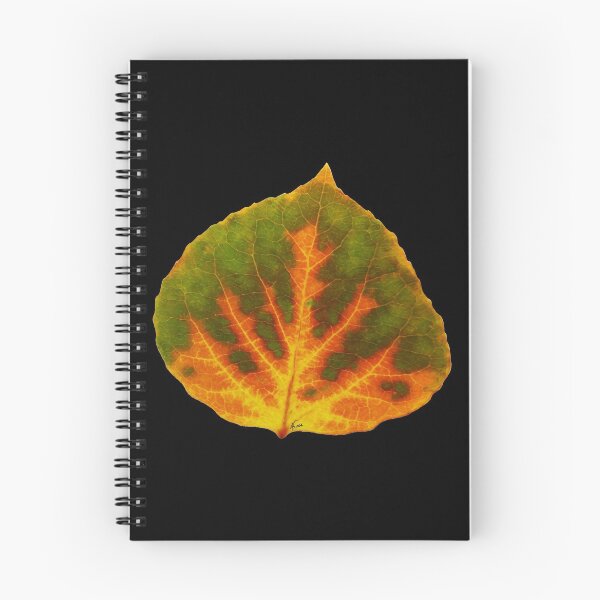 Item preview, Green Orange & Yellow Aspen Leaf #1 designed and sold by GobaFineArts.