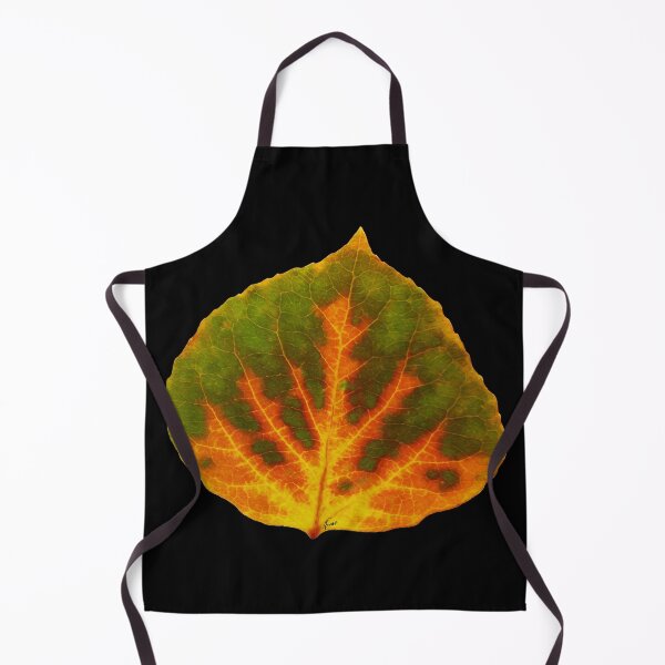 Item preview, Green Orange & Yellow Aspen Leaf #1 designed and sold by GobaFineArts.