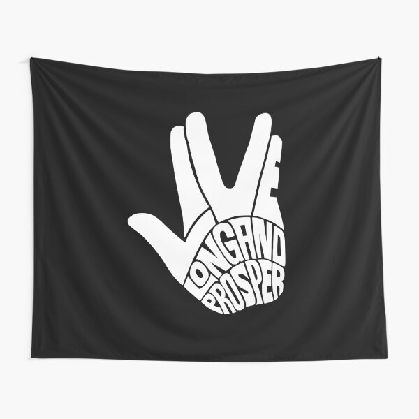 Item preview, Star Trek Live Long and Prosper White designed and sold by seaning.