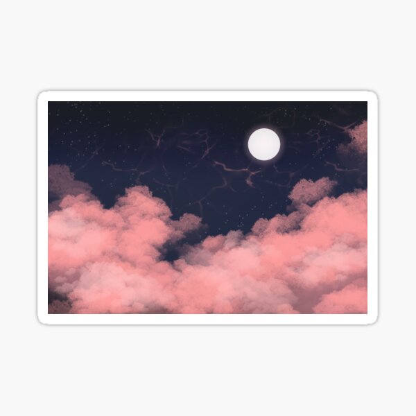Swimming - Abstract Digital Painting Sticker