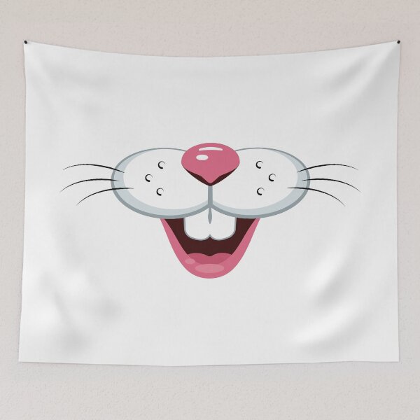 Item preview, Bunny rabbit smile designed and sold by lovesuperkarma.