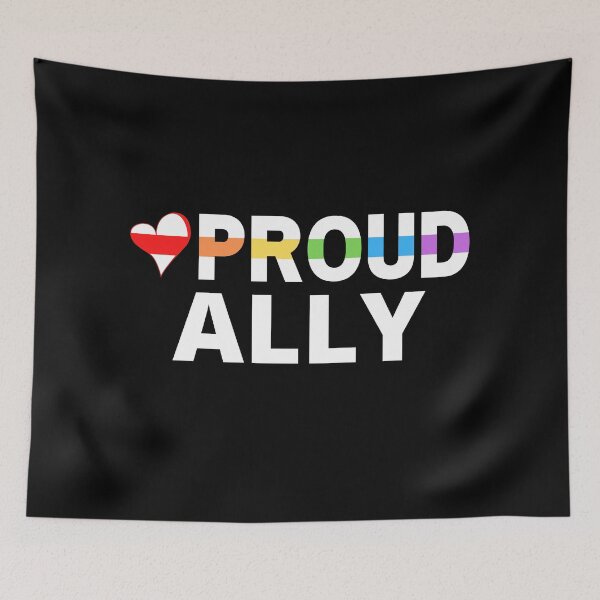 Item preview, LGBTQ Proud Rainbow Gay Ally designed and sold by The-Gayborhood.