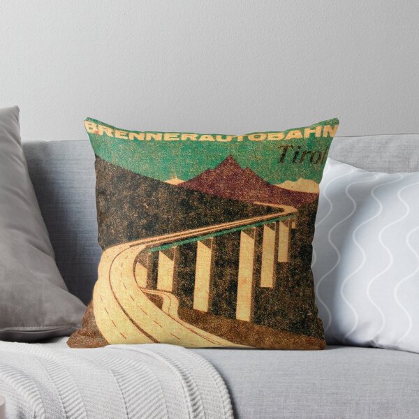 Item preview, Brennerautobahn Tirol Vintage Travel Decal designed and sold by hilda74.