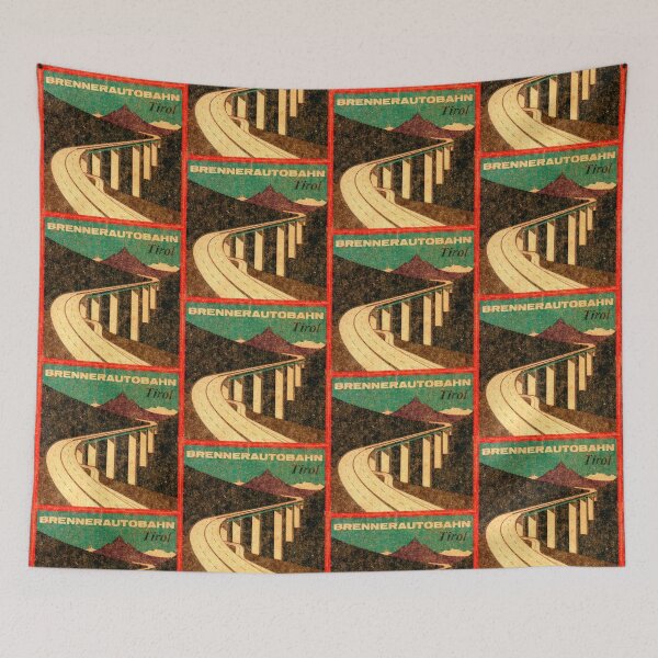 Item preview, Brennerautobahn Tirol Vintage Travel Decal designed and sold by hilda74.