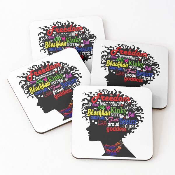 Item preview, Team Natural Afro Diva Black Girl With Beauty Text African Proud Locs designed and sold by Black Queens.