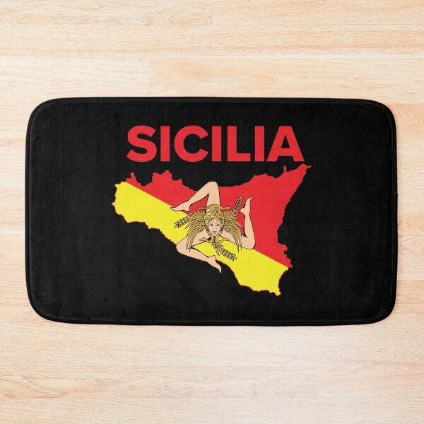 Item preview, Sicilian Pride - Map of Sicily Trinacria designed and sold by Mr. Monocle.