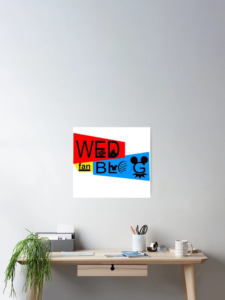 Thumbnail 2 of 3, Poster, WEDFanBlog Logo designed and sold by WedFanBlog.