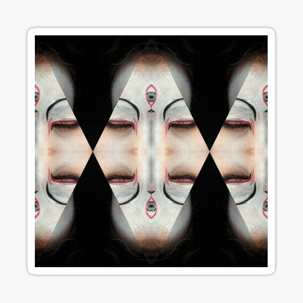 A meditation on reality Sticker