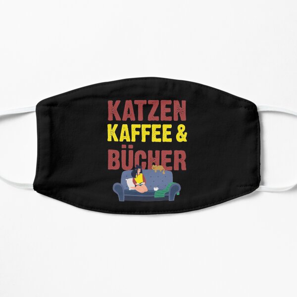 Coffee And Cat Saying Mask