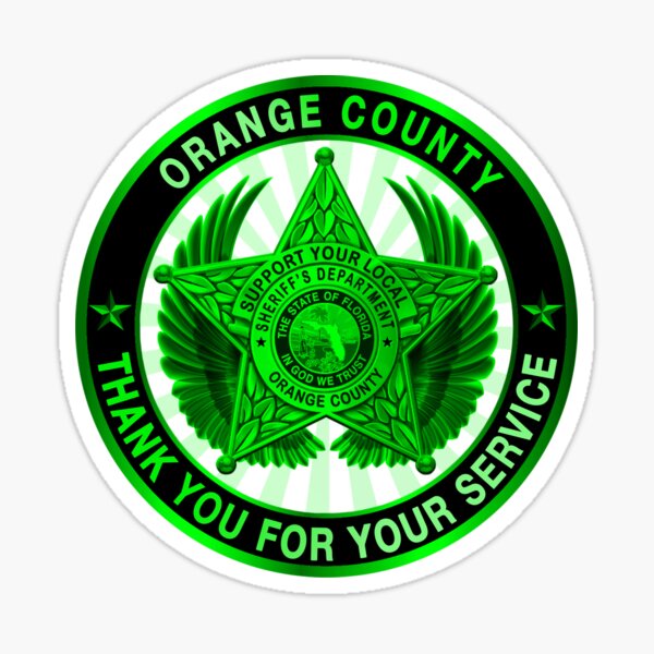 Orange County Sheriff Stickers Redbubble