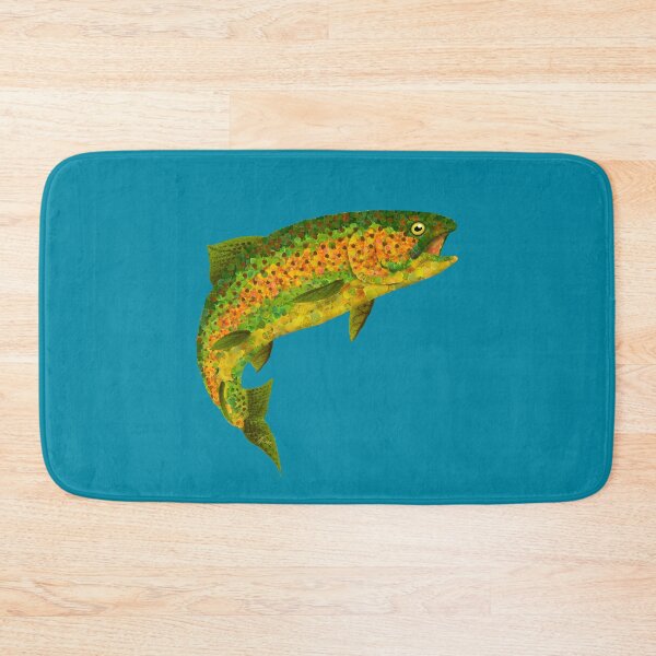 Item preview, Aspen Leaf Rainbow Trout 4 designed and sold by GobaFineArts.