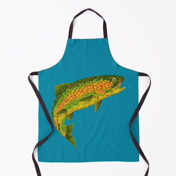 Item preview, Aspen Leaf Rainbow Trout 4 designed and sold by GobaFineArts.