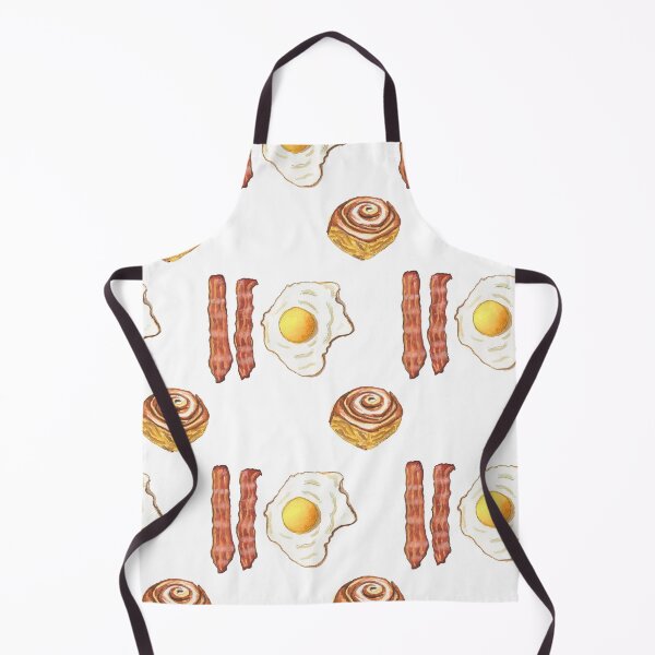 Item preview, bacon and eggs pattern designed and sold by KeytonDesign.
