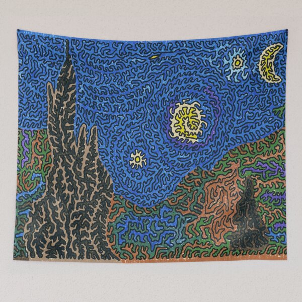 Item preview, Starry Night designed and sold by Maxwell Nightser.