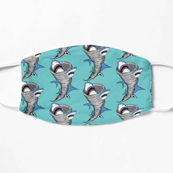 Shark Tornado Flat Mask