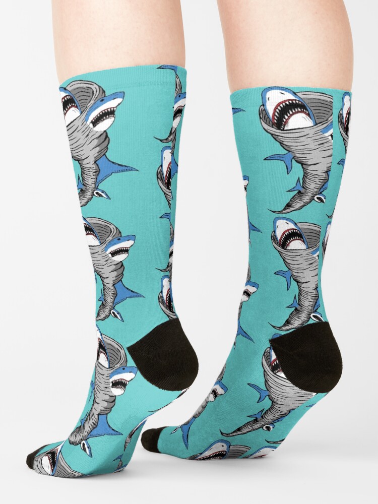 Alternate view of Shark Tornado Socks