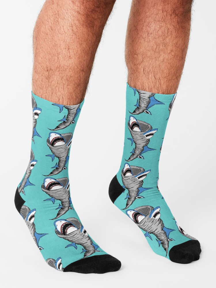 Alternate view of Shark Tornado Socks
