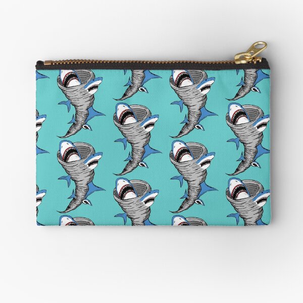 Shark Tornado Zipper Pouch