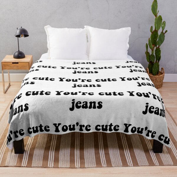 Item preview, You're cute jeans designed and sold by Aleziakh.