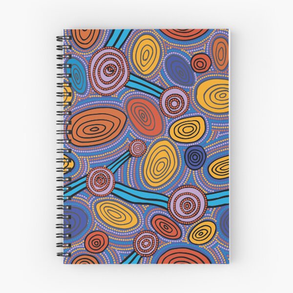 Item preview, Authentic Aboriginal Art - Skipping Stones designed and sold by HogarthArts.