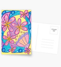 Frangipani &Shell Postcards