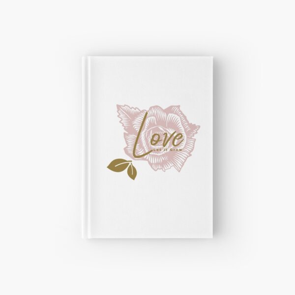 Love Let it Grown, Flower Garden Theme Hardcover Journal