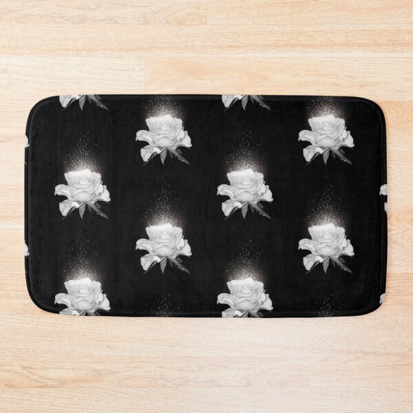 Item preview, White rose with droplets  designed and sold by Nishad4.