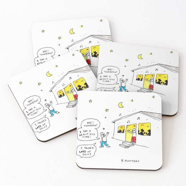 I had a Really Nice Time! Coasters (Set of 4)