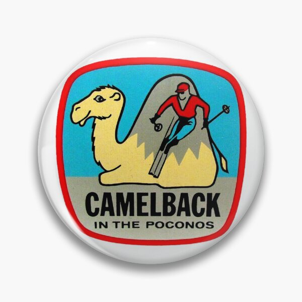 Item preview, Camelback in the Poconos Vintage Travel Decal designed and sold by hilda74.
