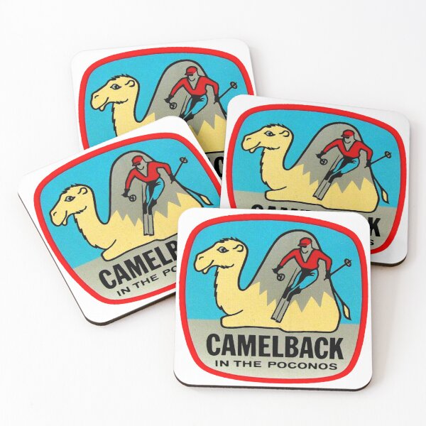 Item preview, Camelback in the Poconos Vintage Travel Decal designed and sold by hilda74.