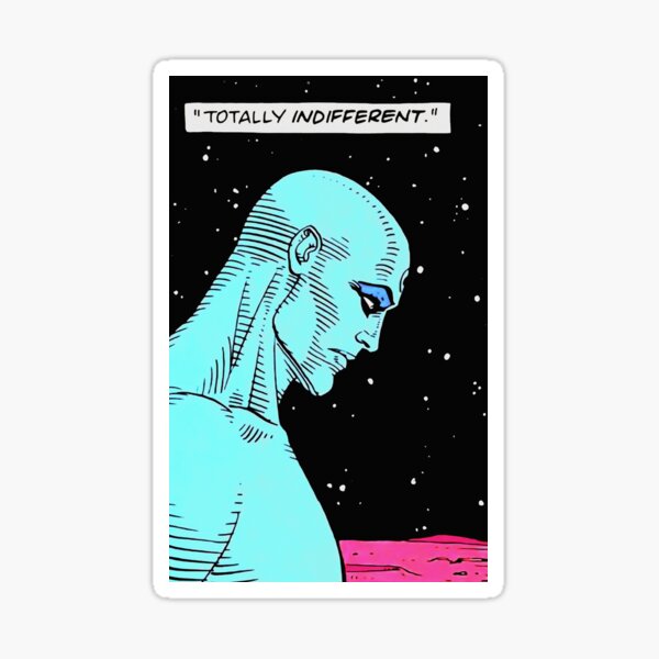 Wächter - Doktor Manhattan - völlig gleichgültig Sticker