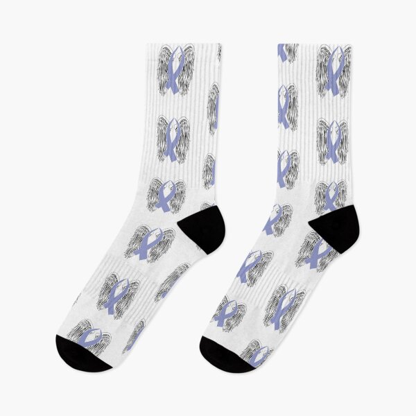 Item preview, Winged Awareness Ribbon (Periwinkle) designed and sold by blakcirclegirl.