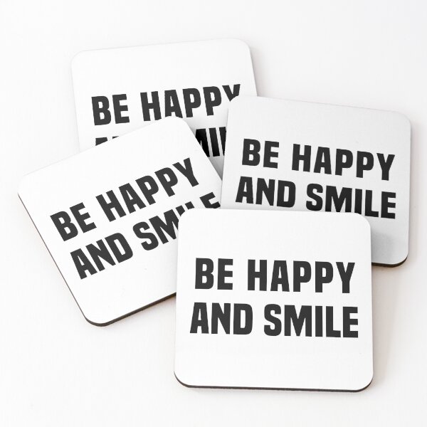 Aperçu de l'œuvre Be happy and smile créée et vendue par fourretout.