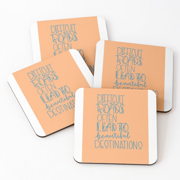 Item preview, Difficult roads often lead to beautiful destinations designed and sold by Eunyoung Design-Inkouragements.