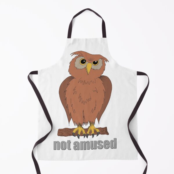 Item preview, Not Amused Scowling Owl designed and sold by floryavenue.