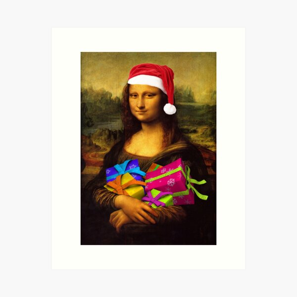 Item preview, Mona Lisa Santa designed and sold by Mythos57.