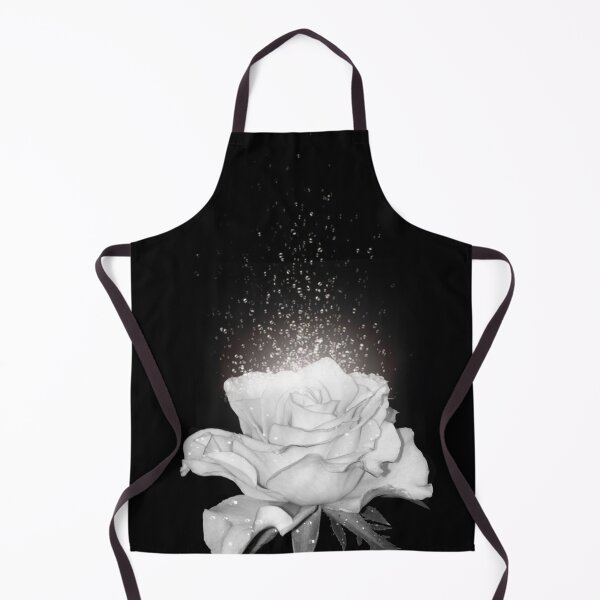Item preview, White rose with droplets of rain designed and sold by Nishad4.