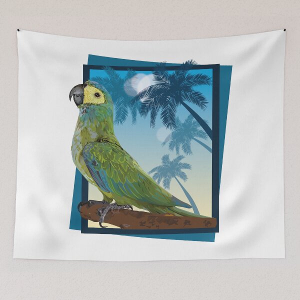 Item preview, red-bellied macaw designed and sold by obscurite.