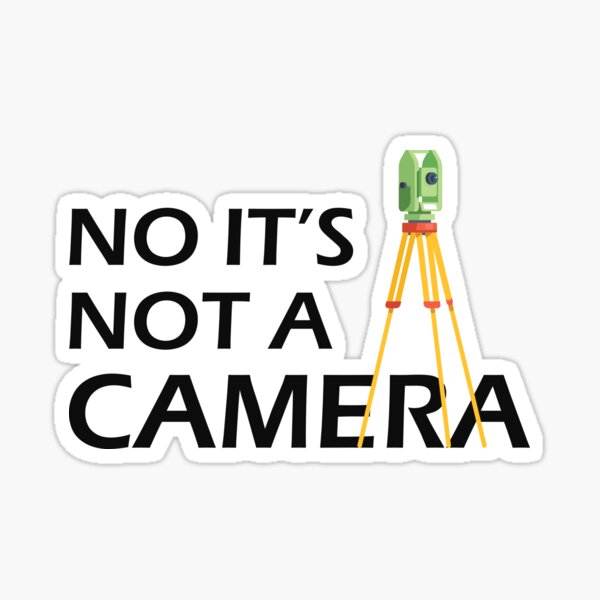 Aperçu de l'œuvre Land Surveyor - no it's not a camera créée et vendue par kchappyshop.