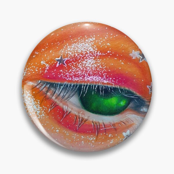 Item preview, Orange Eye  designed and sold by ArtByCece-.